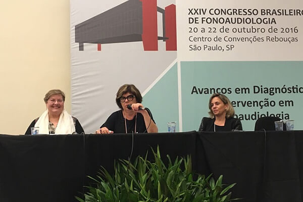 Palestrantes do IBF no no XXIV Congresso Brasileiro de Fonoaudiologia
