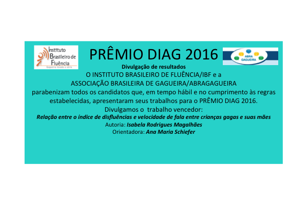 Cartaz Prêmio DIAG 2016