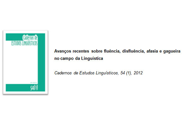 Capa do caderno de estudos Fluência e Linguística